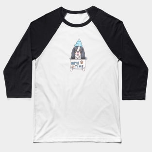 Cavalier King Charles Spaniel - Tri in the Bath Baseball T-Shirt